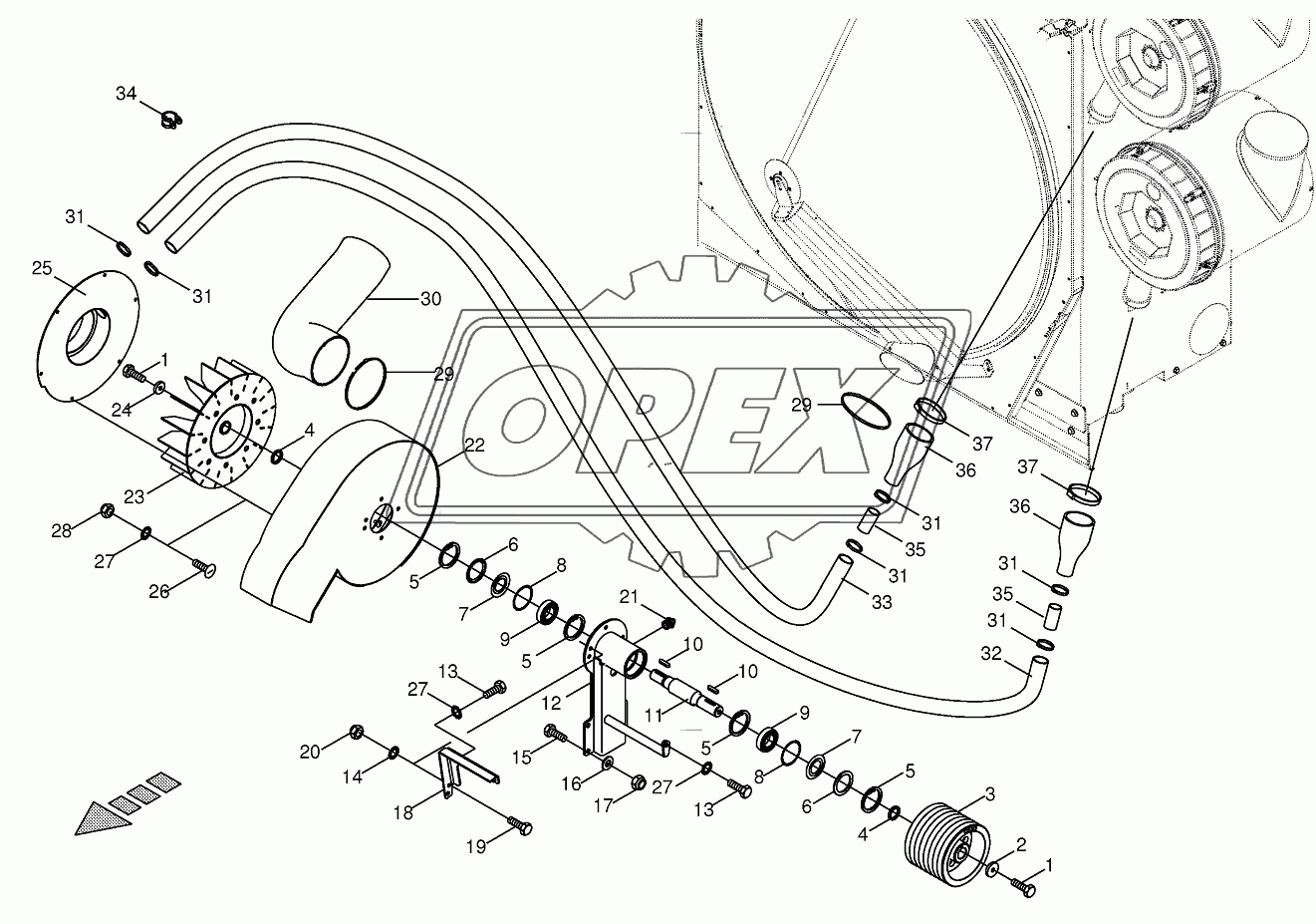 Suction fan