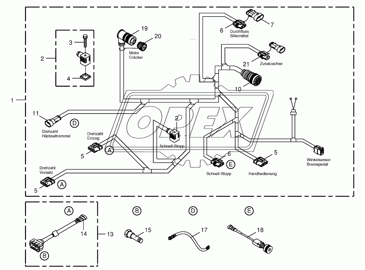 Wiring Harness-lateral left