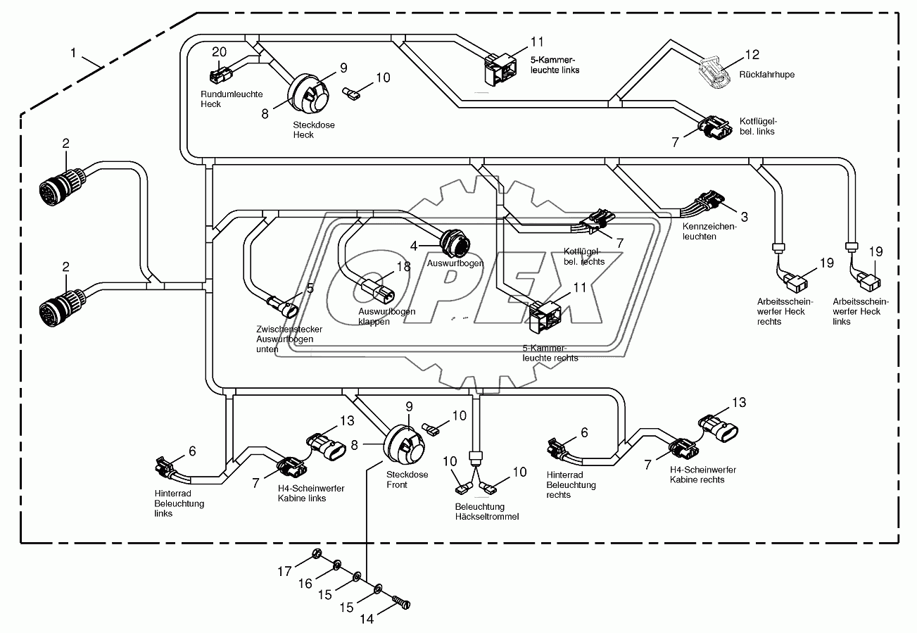 Wiring Harness-lighting-back