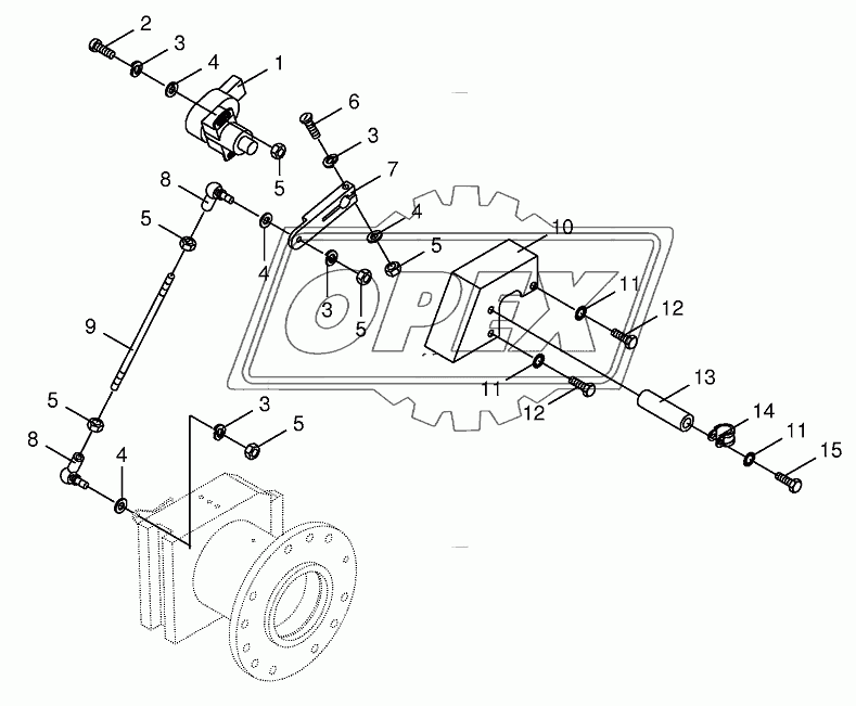 Angle sensor-chopping drum