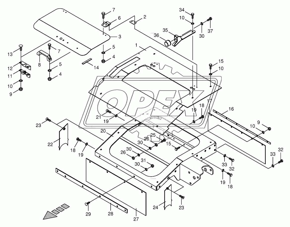 Cover-Feeder Housing