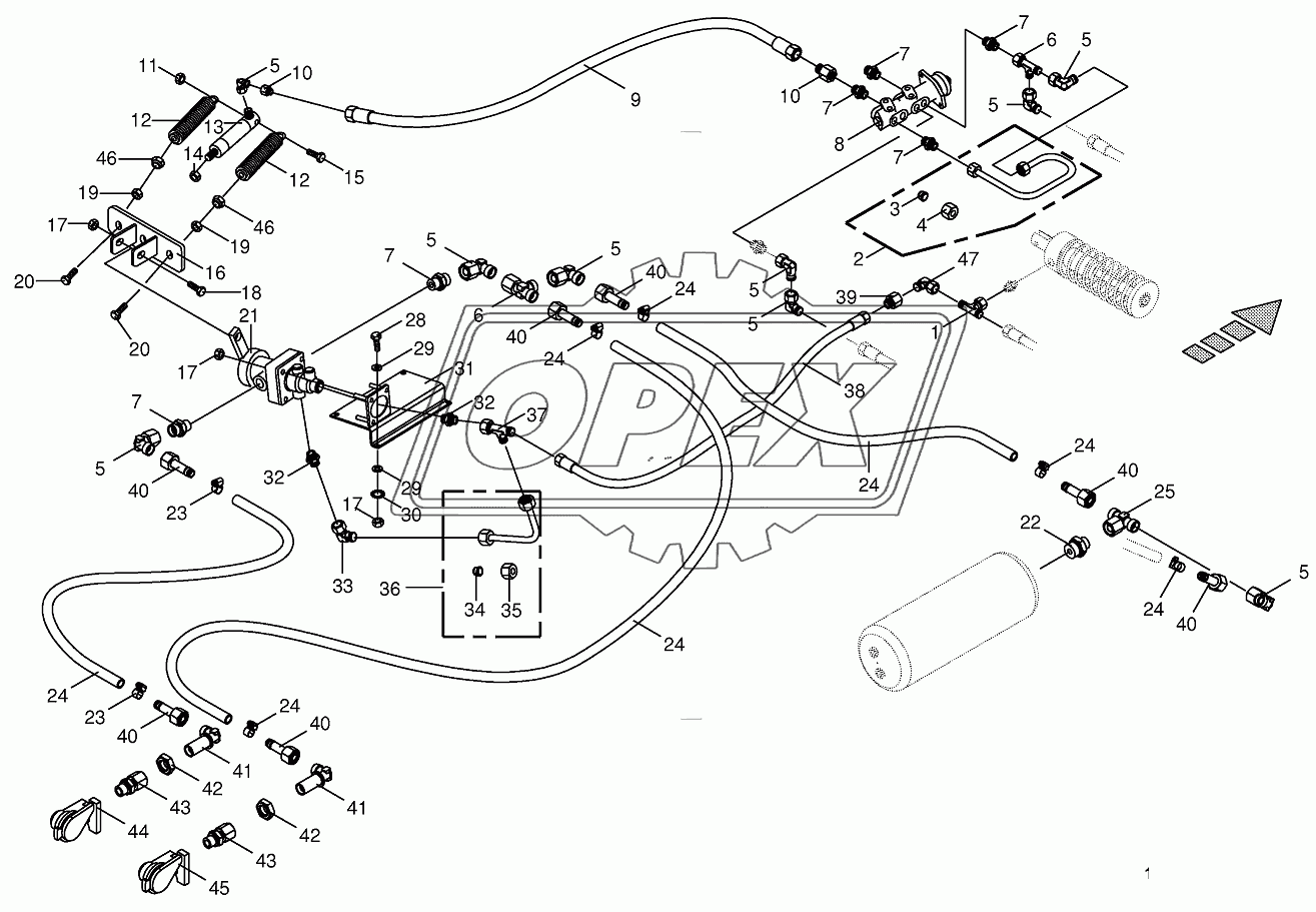 Additive connection for trailer