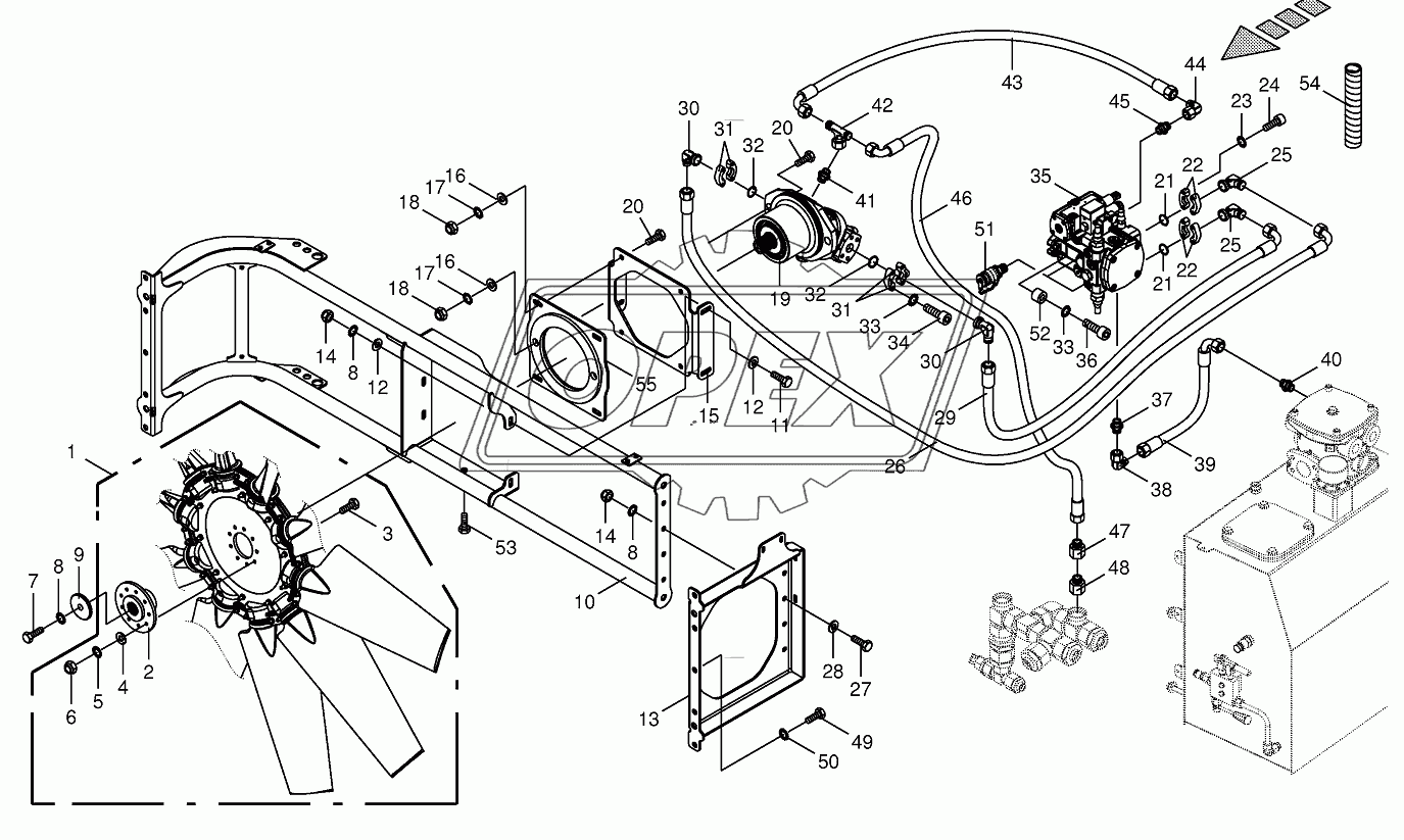 Ventilator wheel/Drive