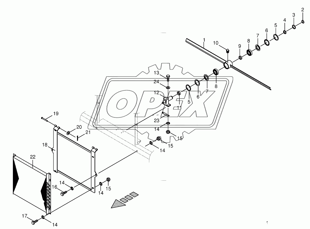 Rotor/Air conditioner mounting