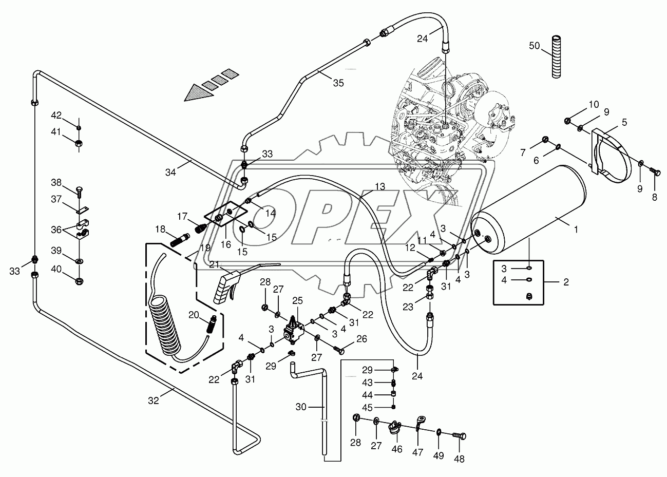 Air pressure-Blow-out gun