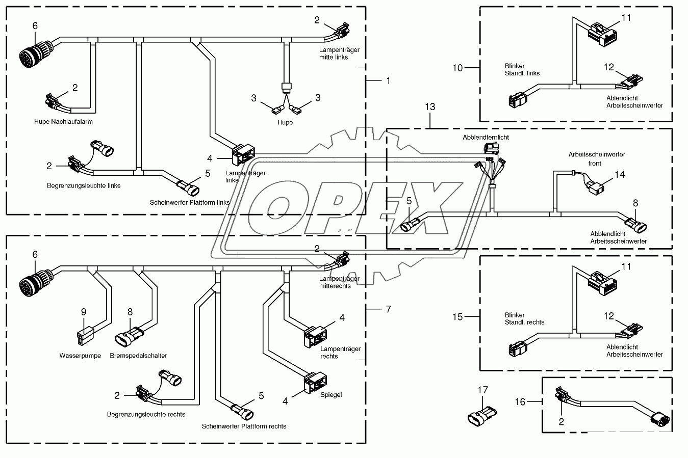 Wiring Harness-lighting-front