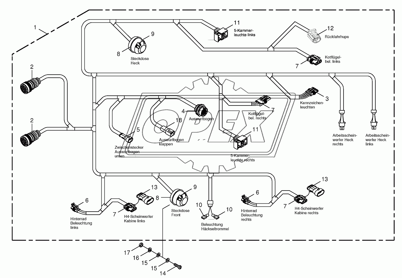 Wiring Harness-lighting-back