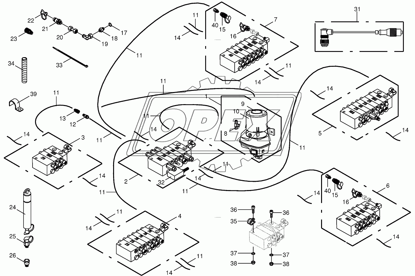 Central lubrication