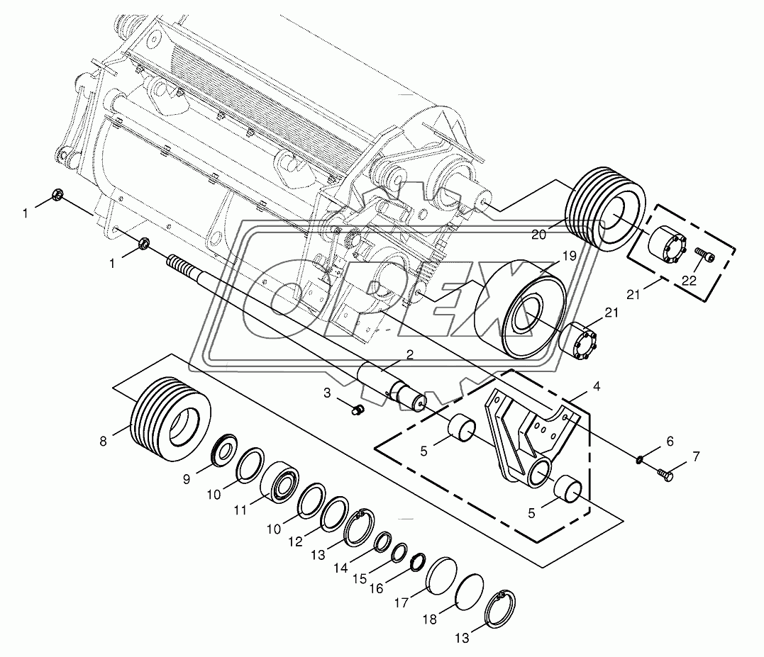 Pulley for changing directions