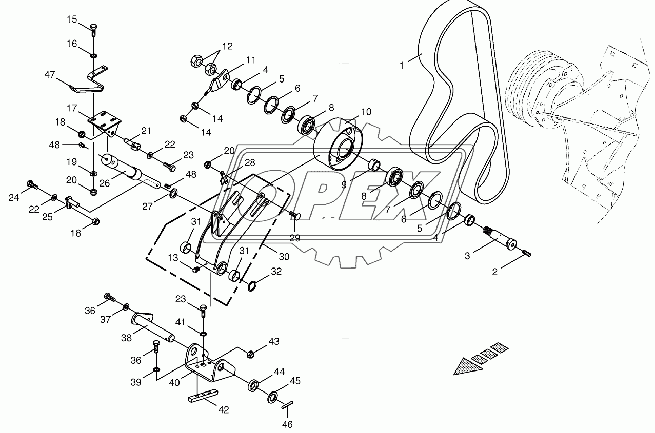 Cracker drive/tensioning device