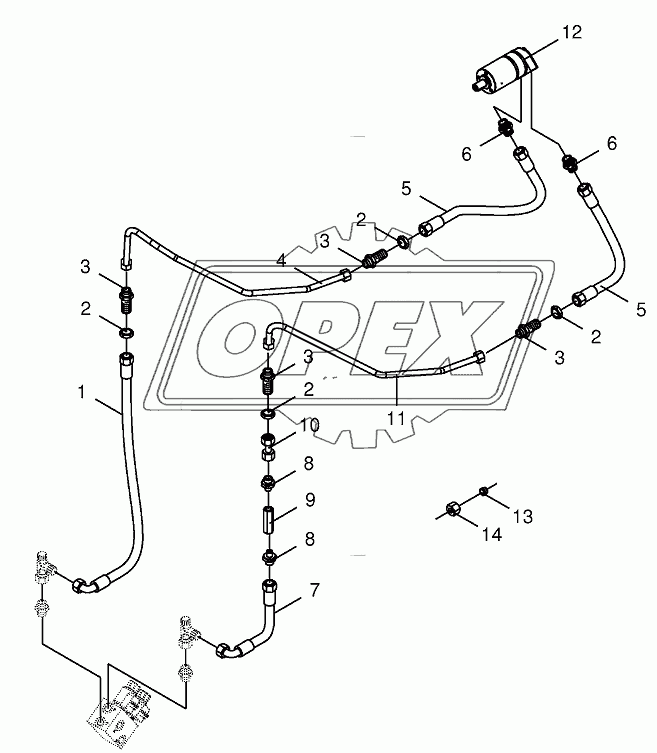 Hydraulics-sieve drive