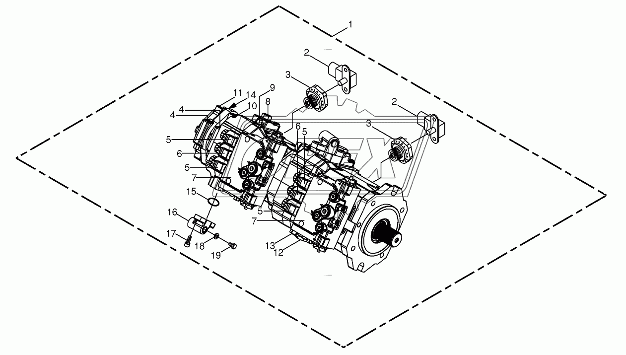 Variable displacement pump 805001-831500