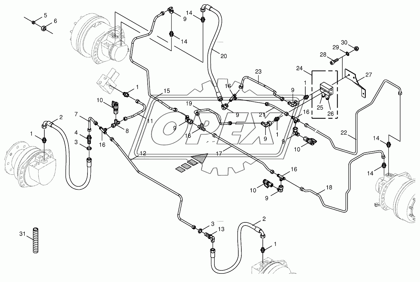 Hydraulics-speed range shifting