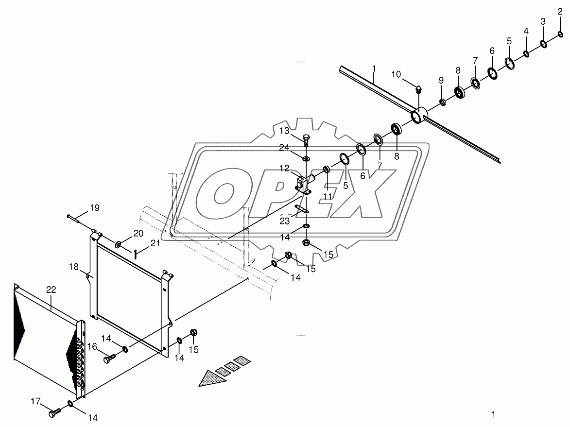 Rotor/Air conditioner mounting