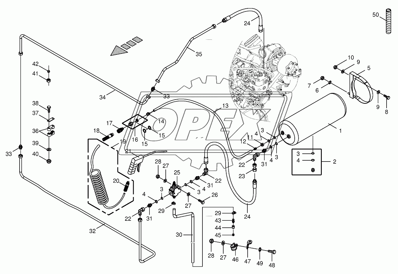 Air pressure-Blow-out gun