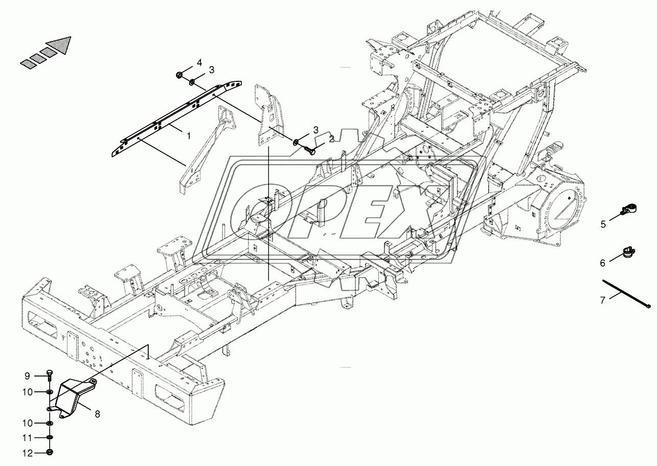 Wiring harness fastening