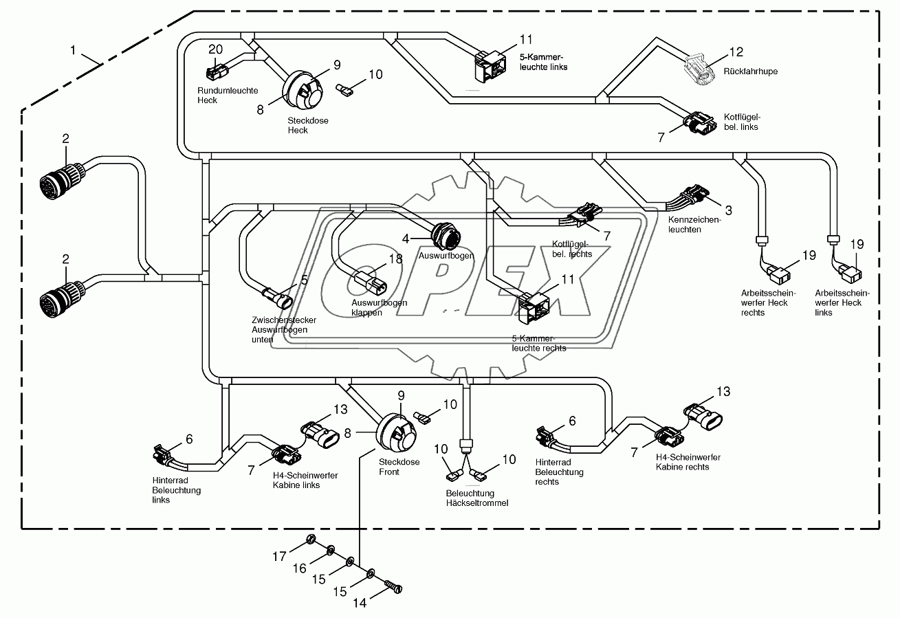 Wiring Harness-lighting-back