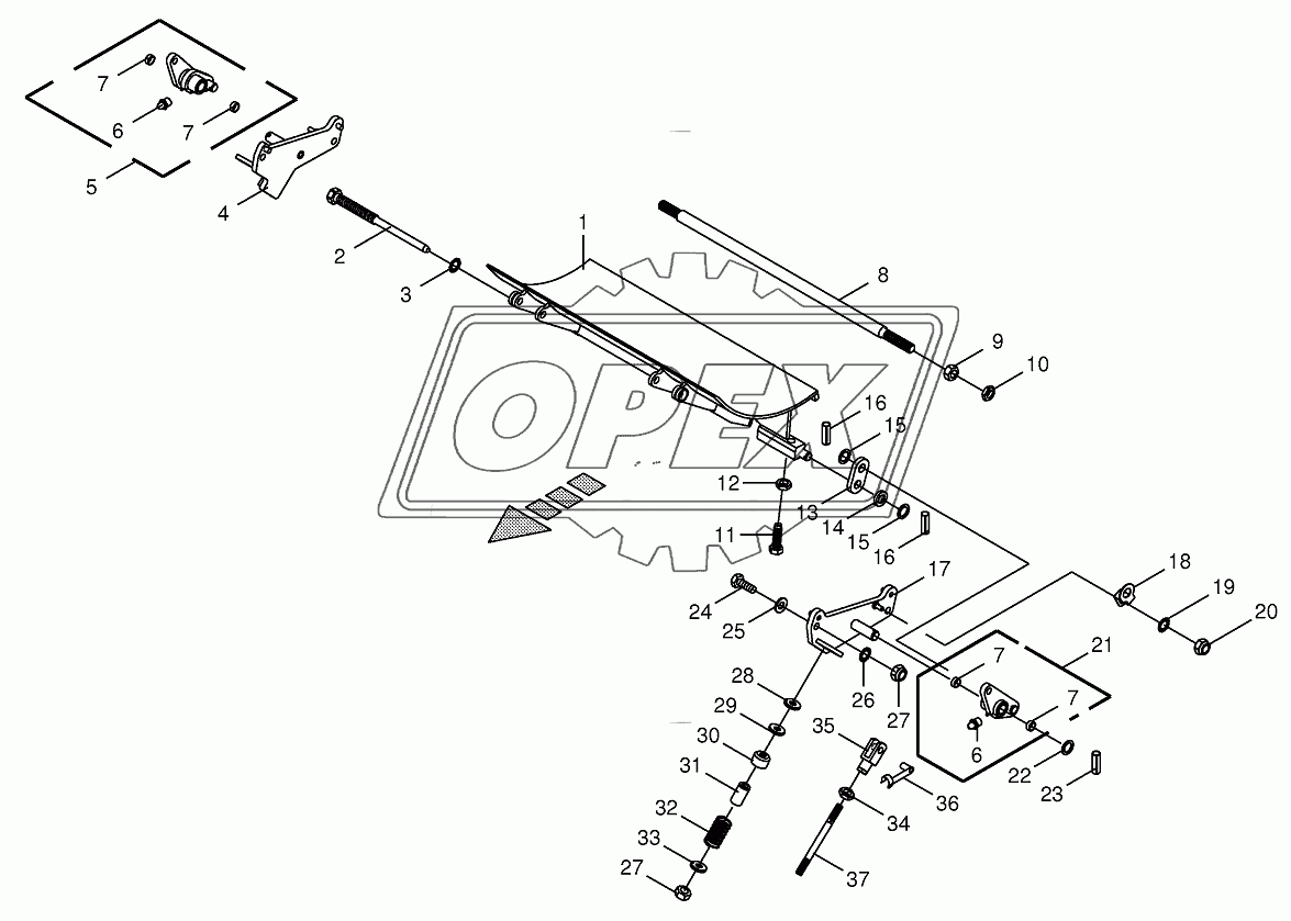 Drum base-spring-mounted 795000-805000