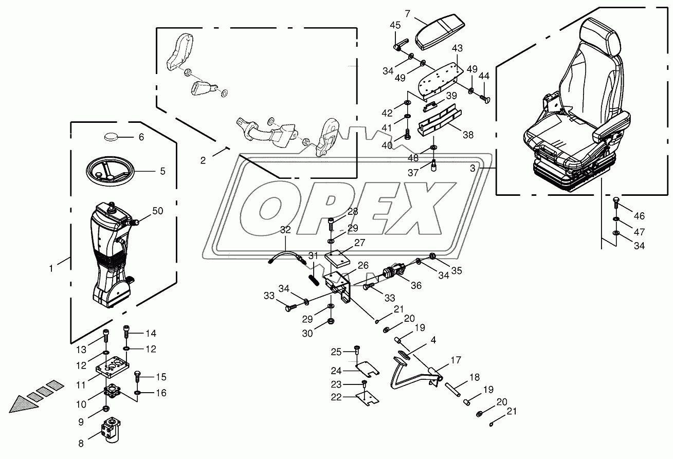 Steering columm