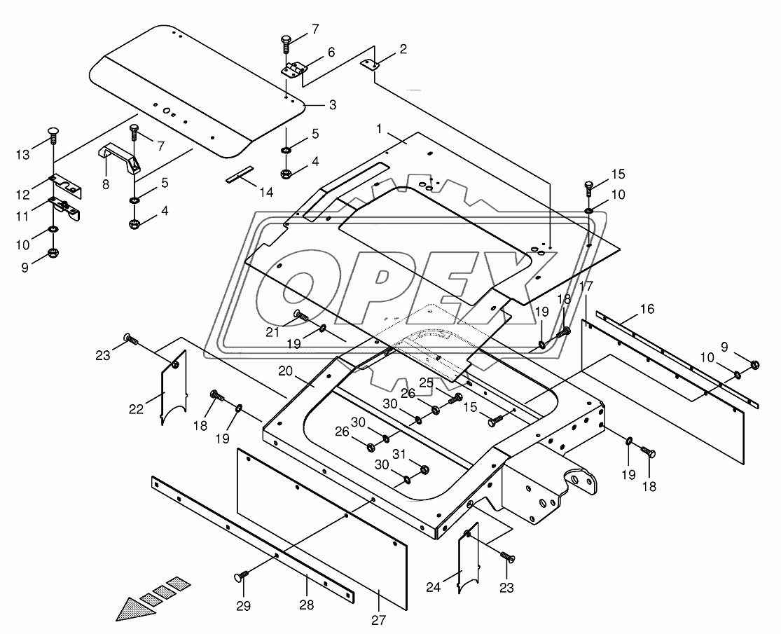 Cover-Feeder Housing