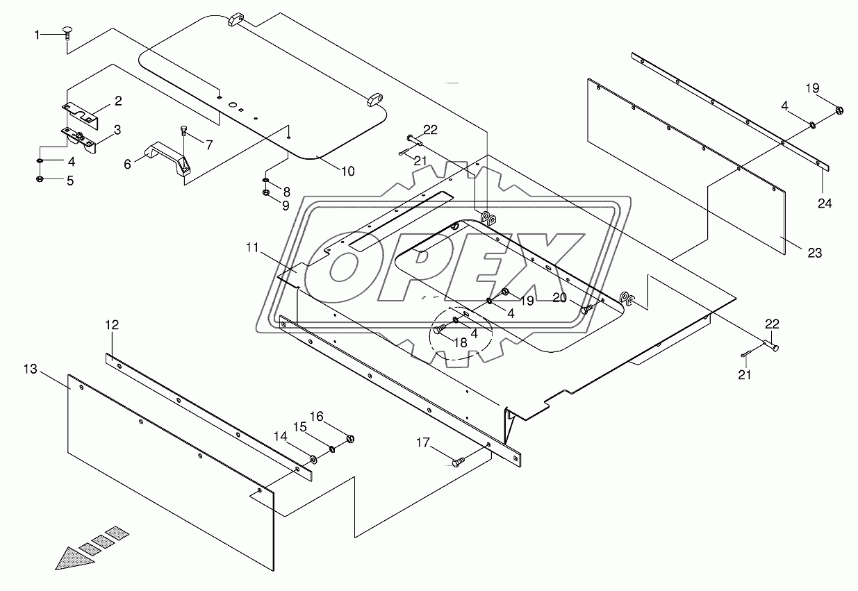 Cover-Feeder Housing