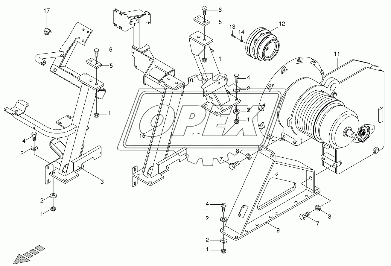 Engine support