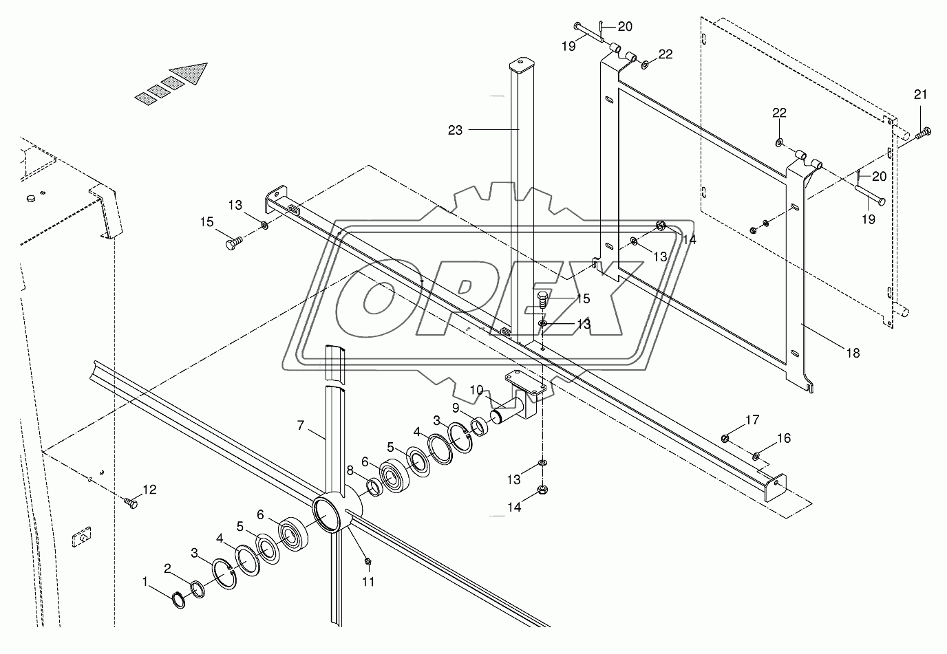 Rotor/Air conditioner mounting