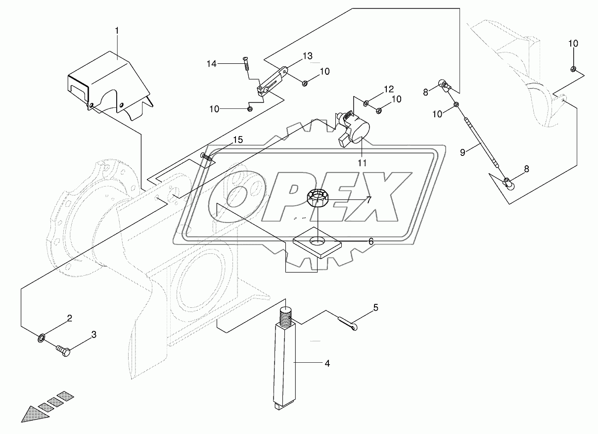 Angle sensor/securing key