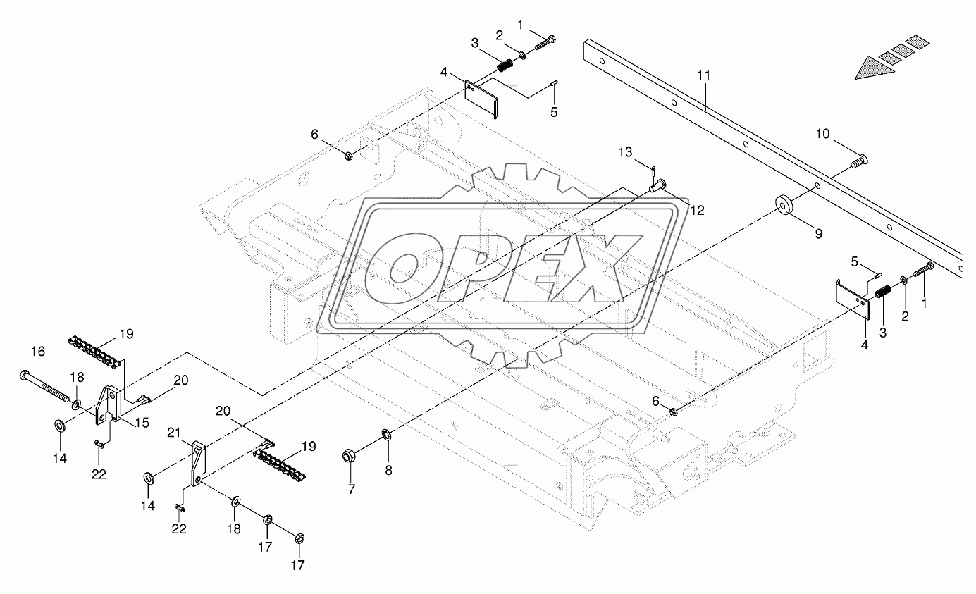 Sharpening device drive