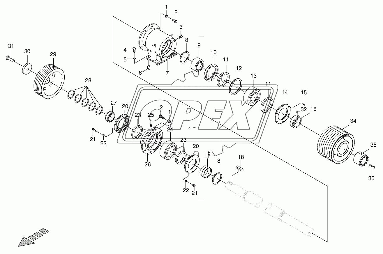 Discharge accelerator/Roller