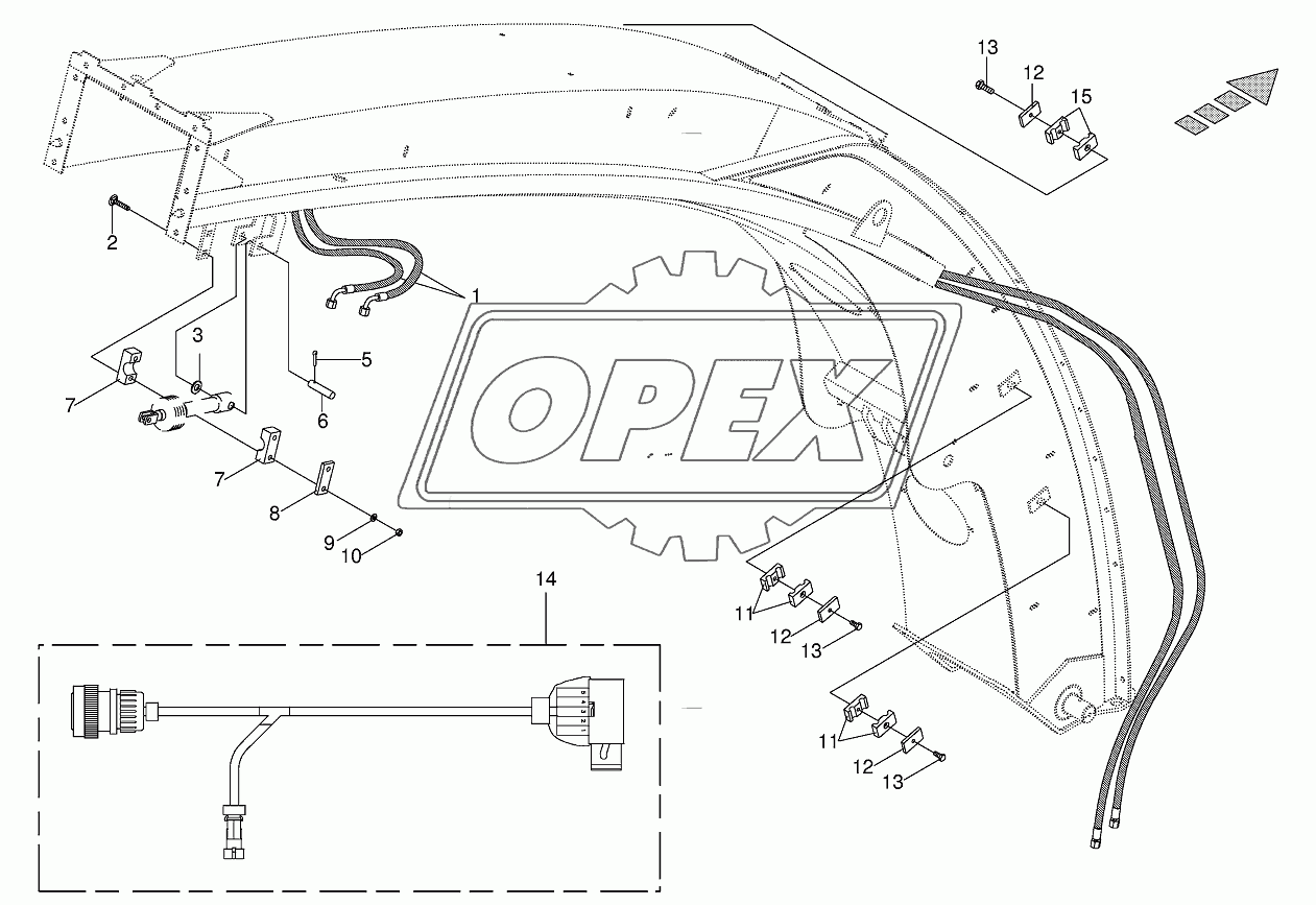 Hydraulic components-discharge