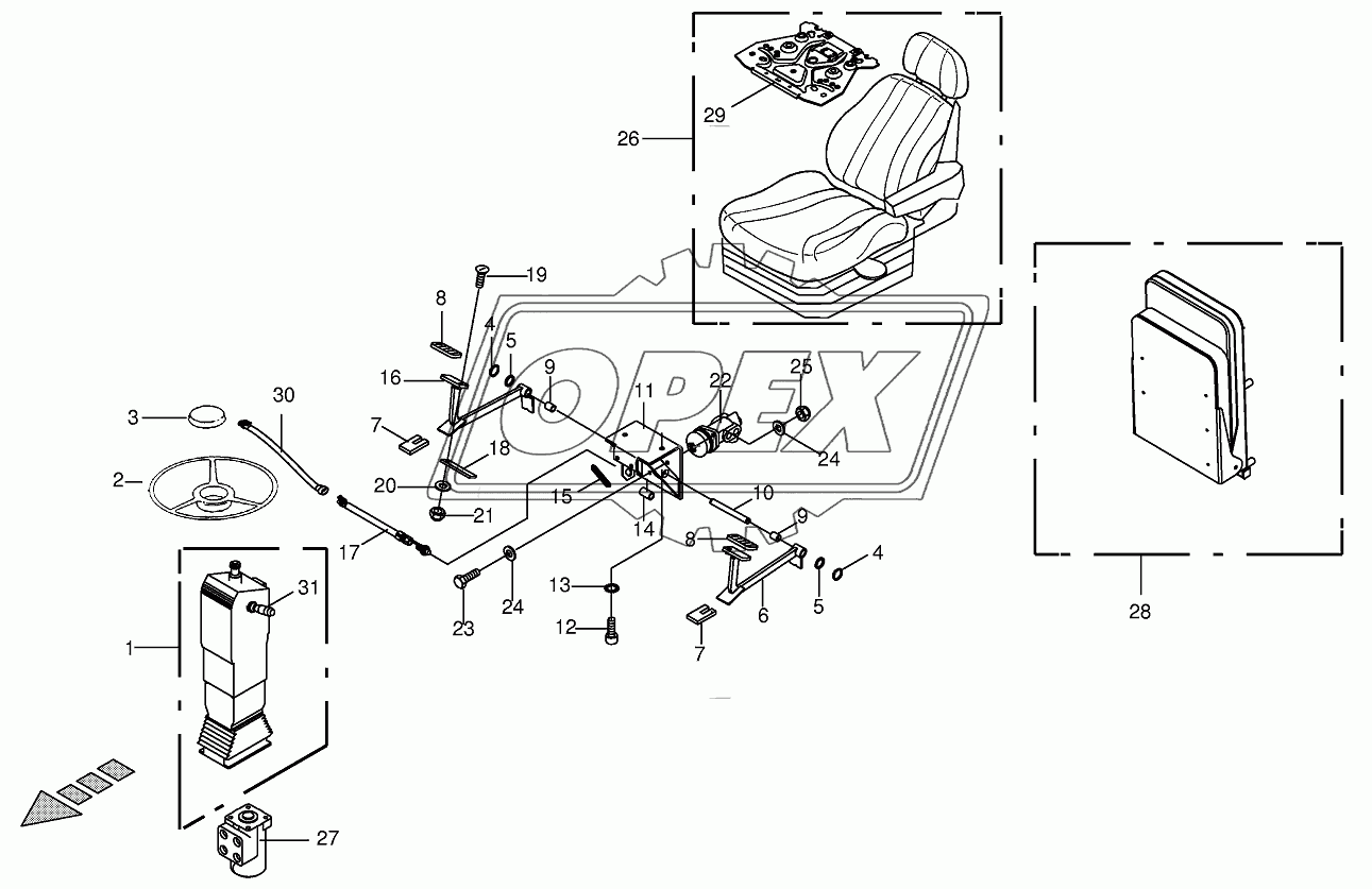 Steering columm