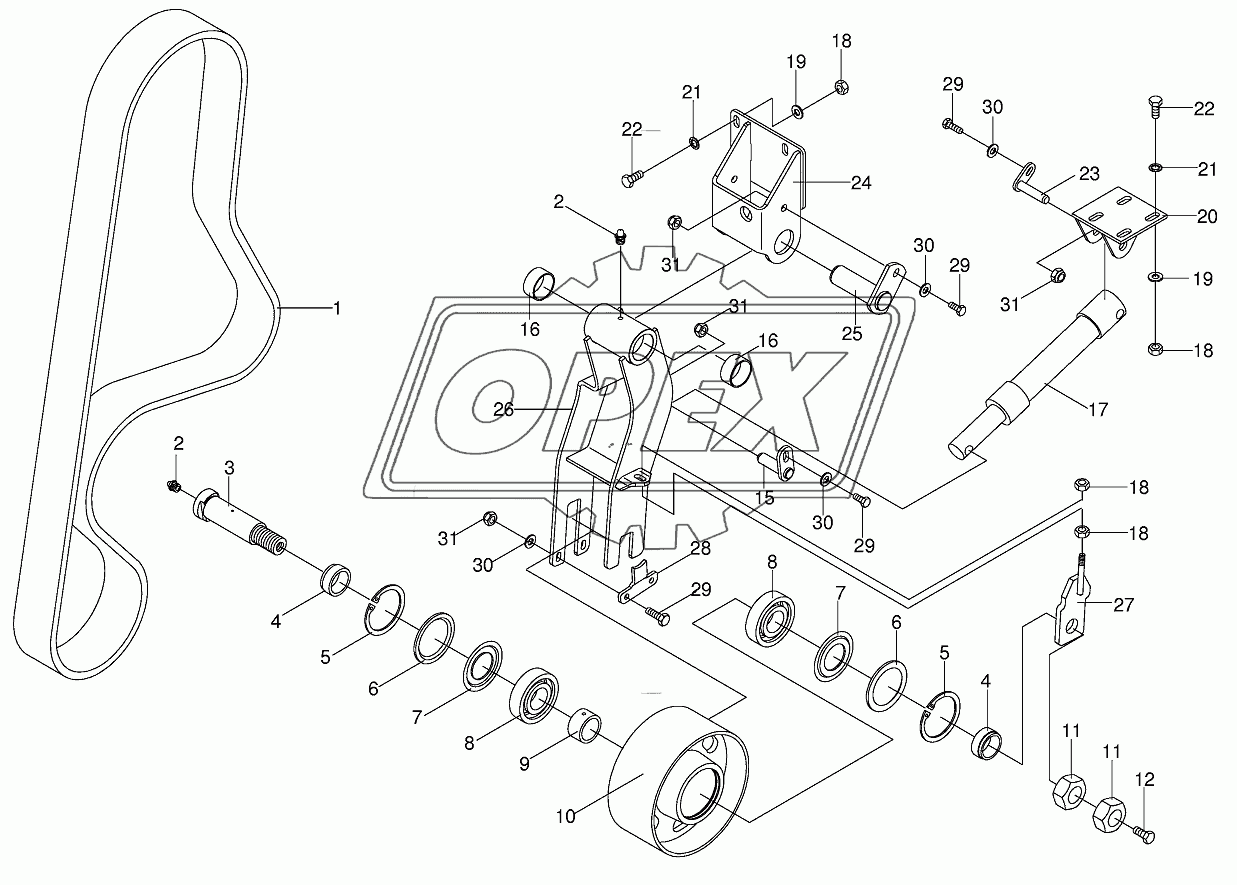 Cracker drive/tensioning device