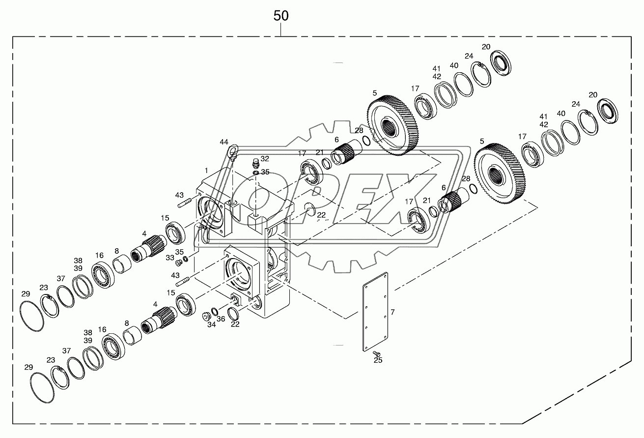 Auxiliary gearbox