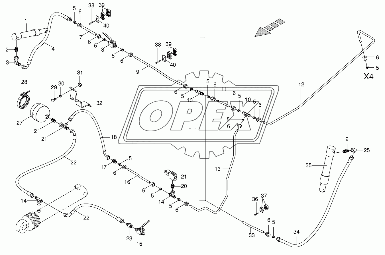 Charge pressure line-part 1