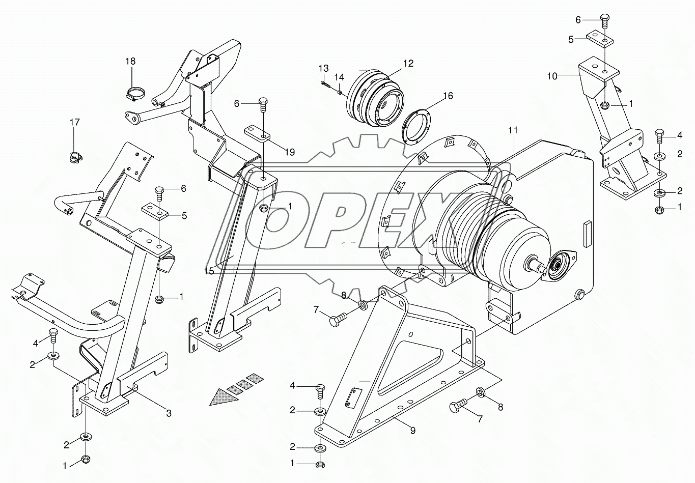 Engine support