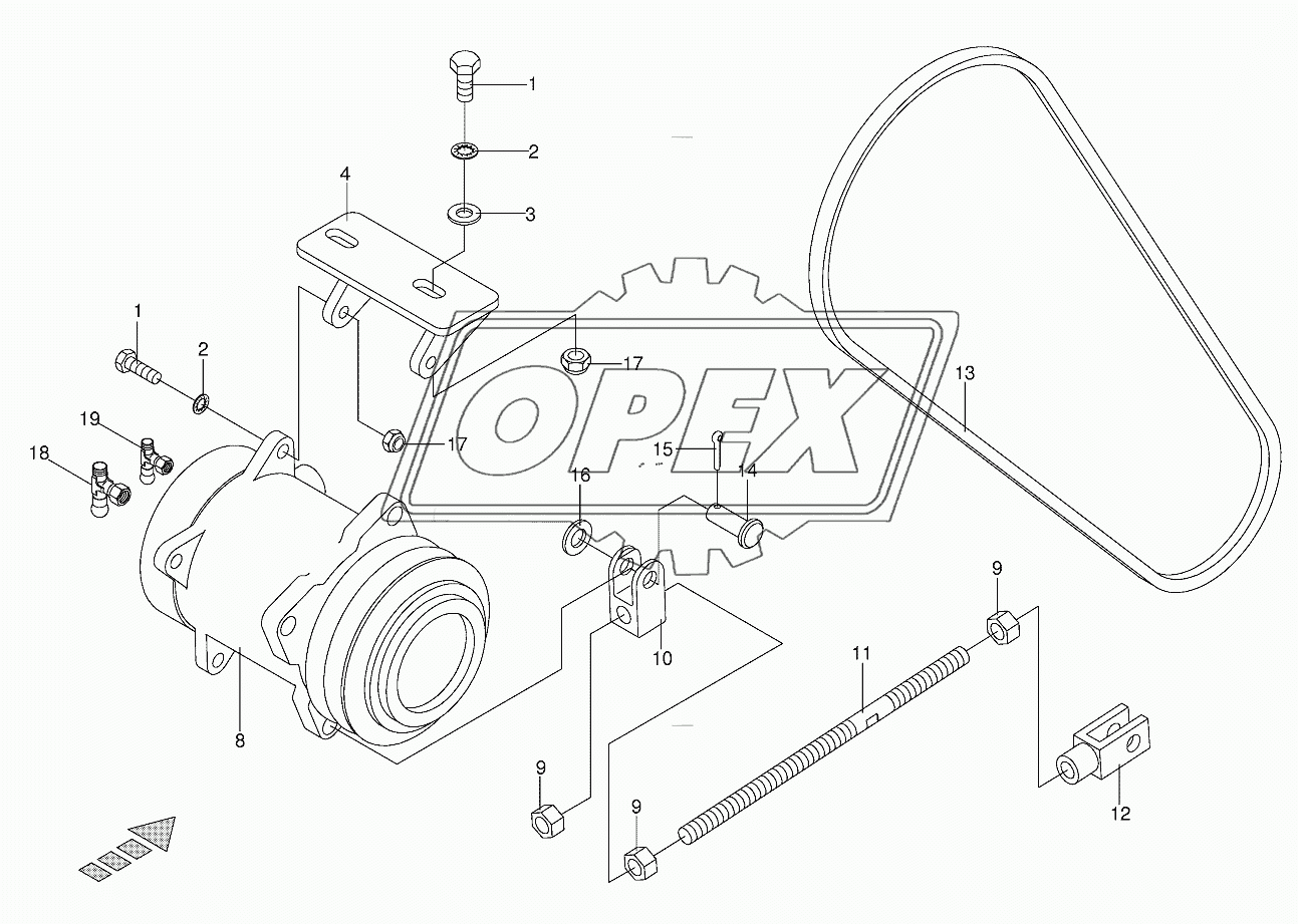 Air conditioner drive