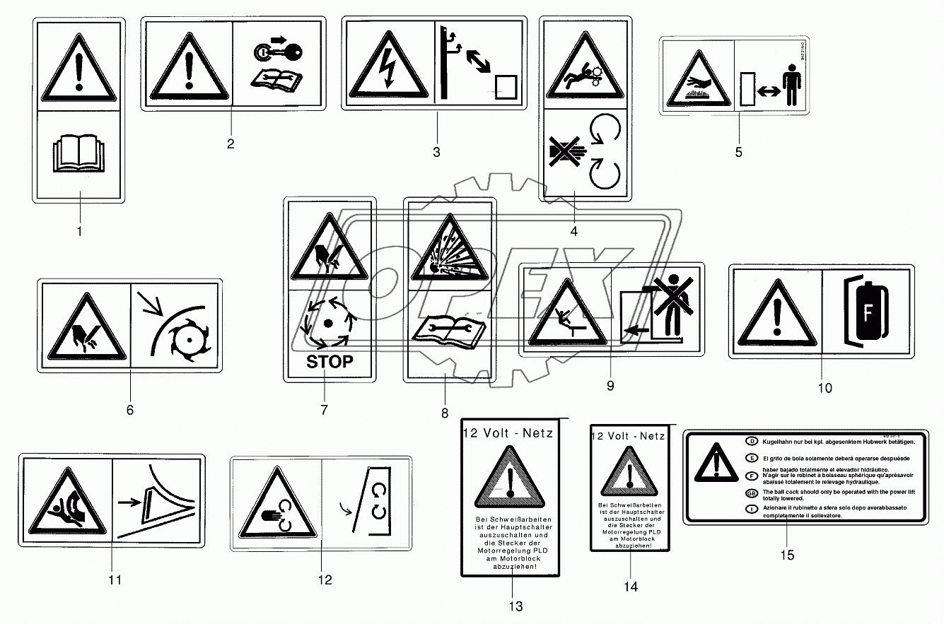 Warning signs
