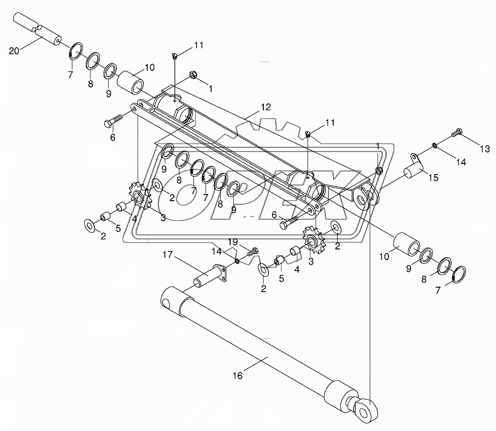 Chain carriage- sharpening device