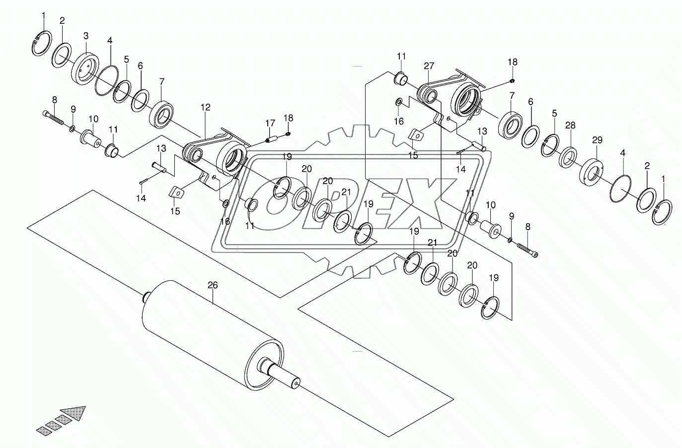 Roller front