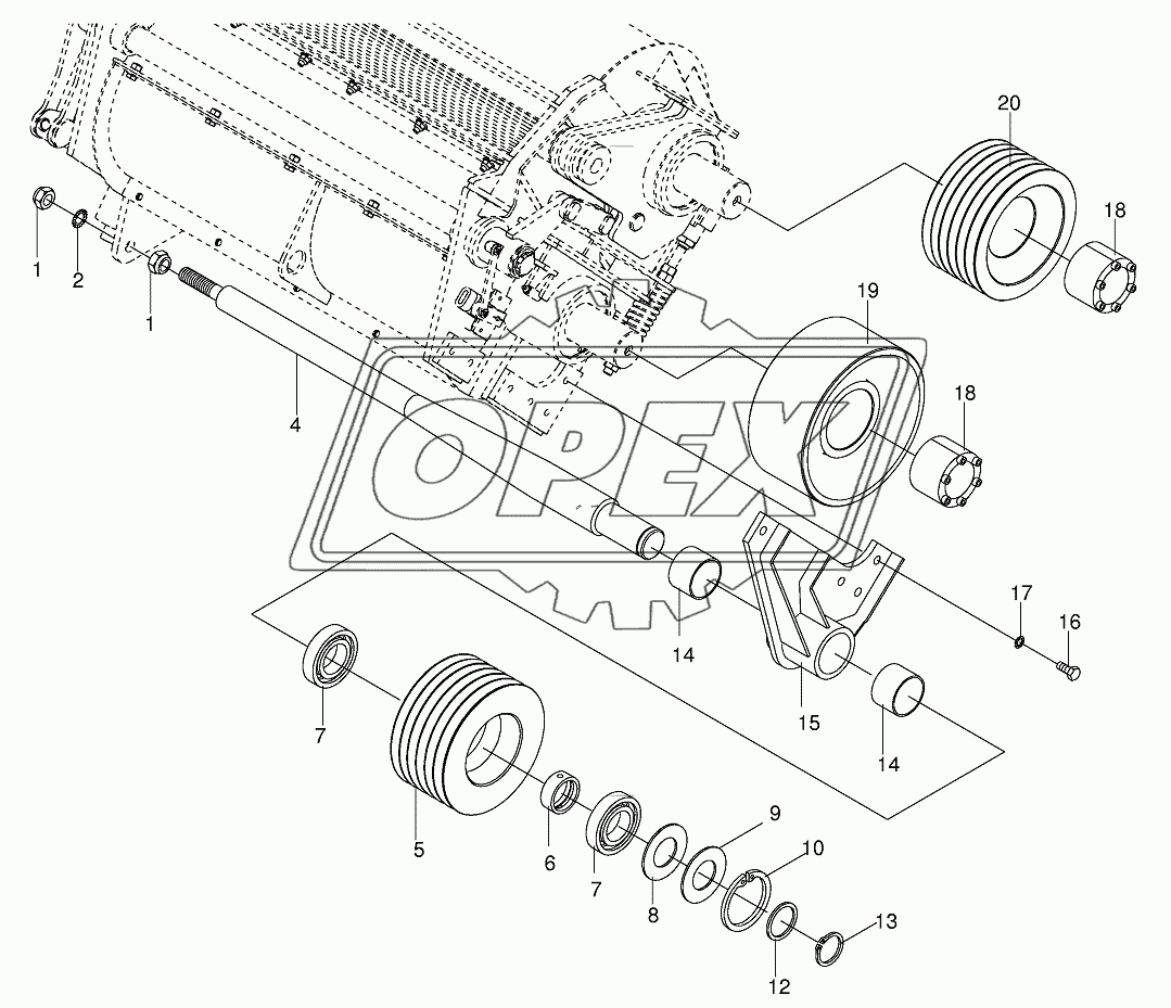 Pulley for changing directions