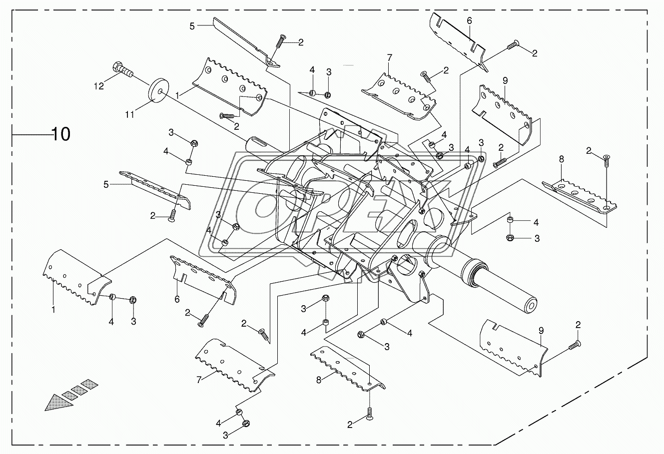 Discharge accelerator