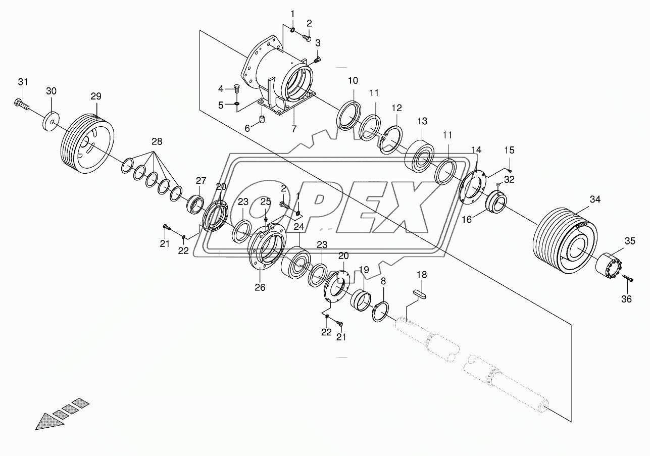 Discharge accelerator /Roller