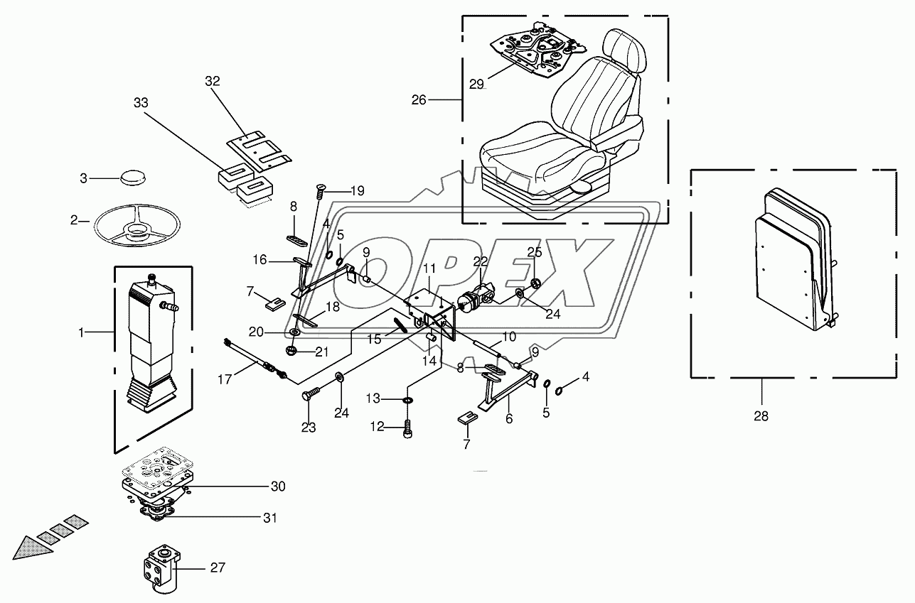 Steering columm