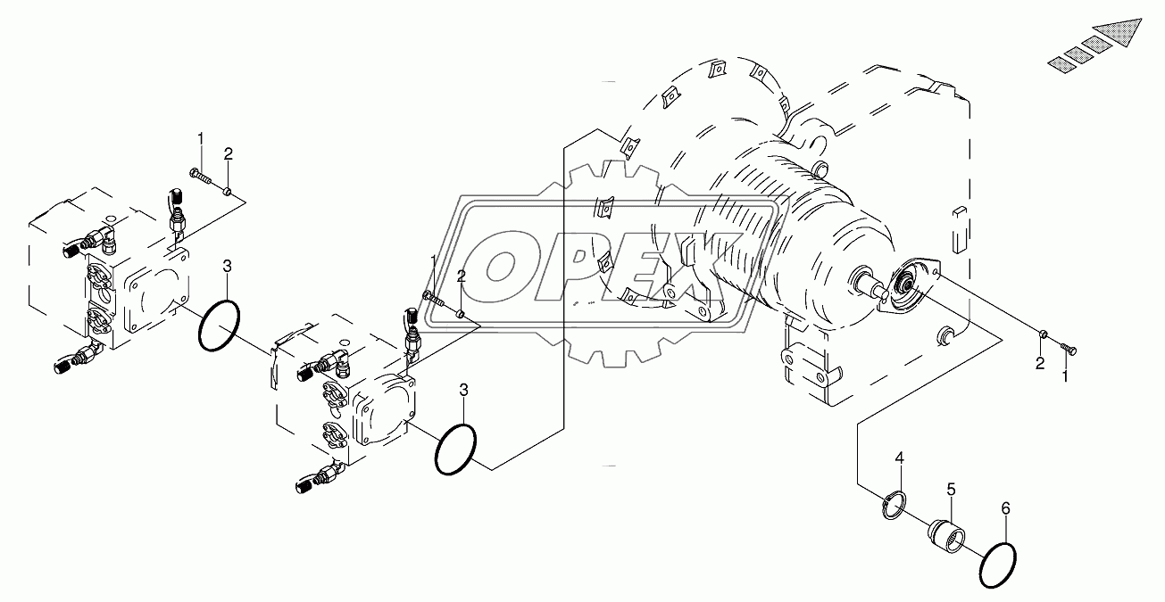 Hydraulic pumps OM502- OM444