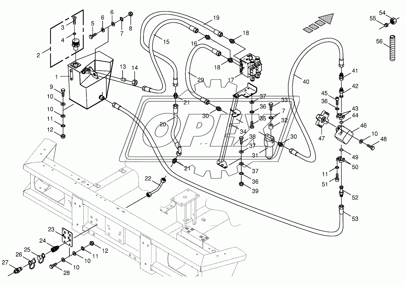 Hydraulics - additive connection back