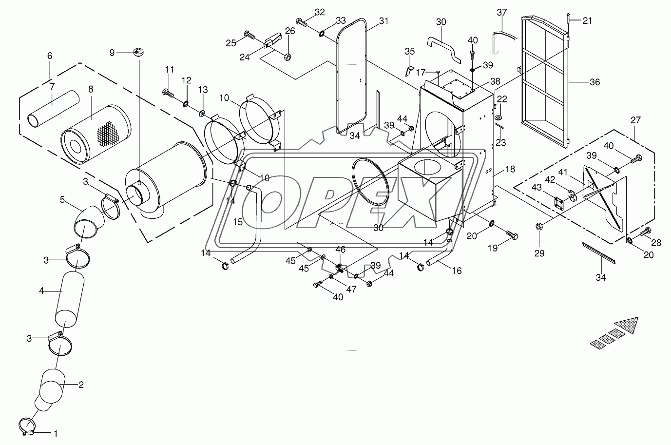 Air cleaning equipment OM 502