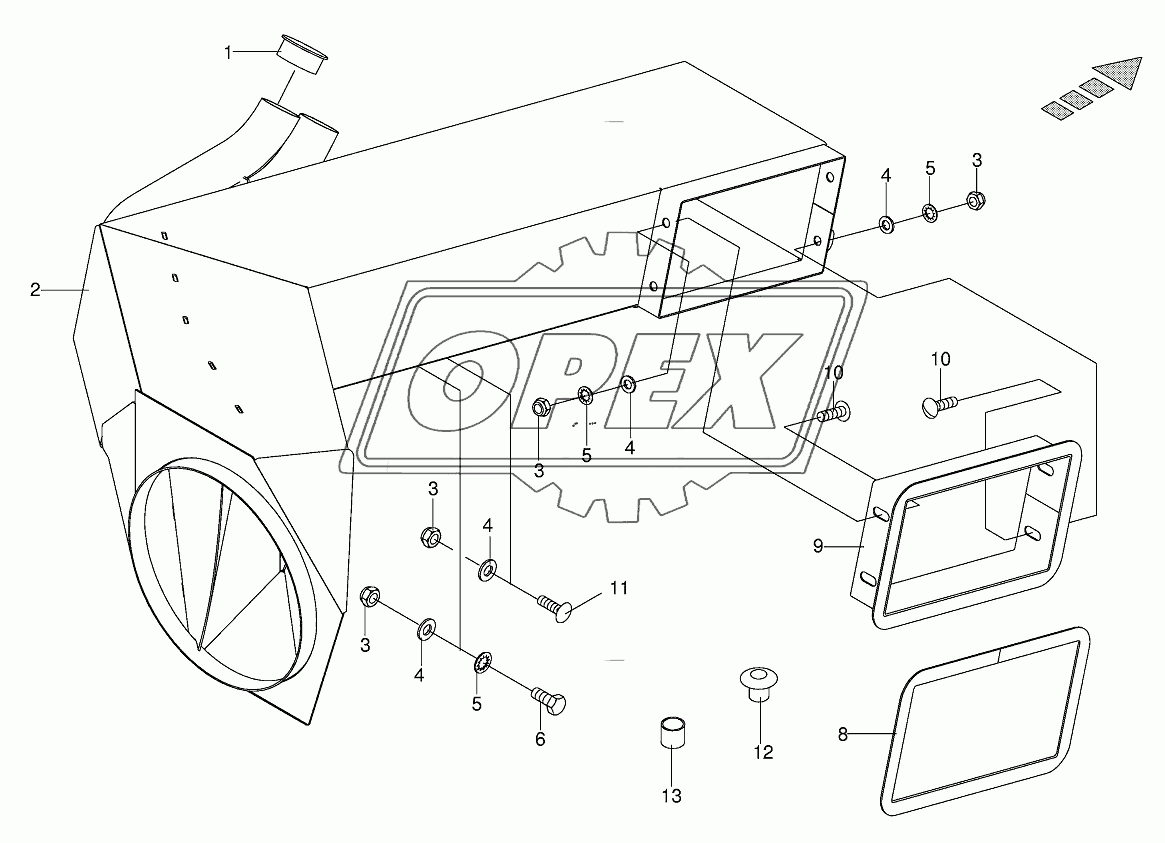 Suction duct (600601 - 722526)