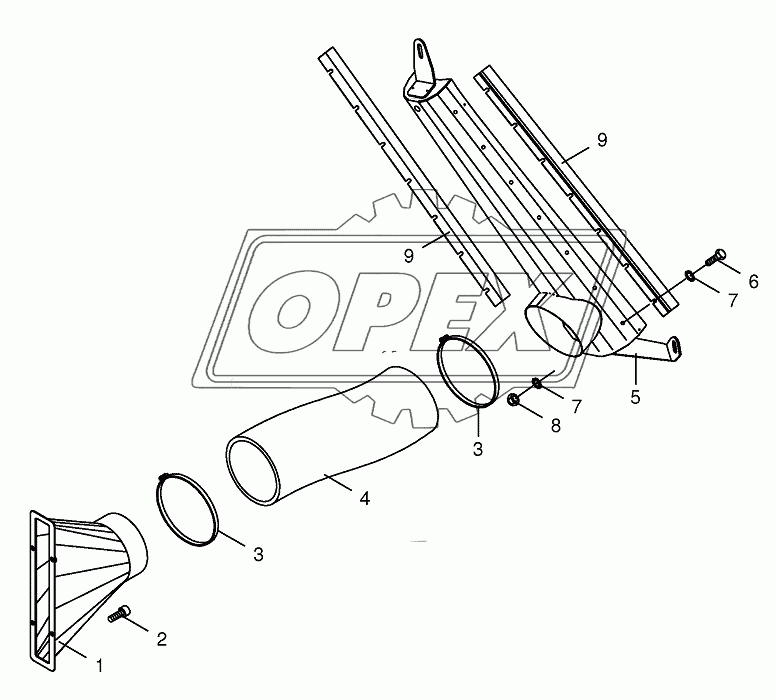 Suction duct (600601 - 736100)