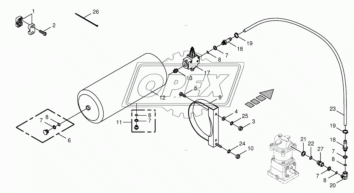 Air pressure container